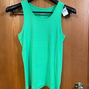 NWT Justice Neon Green Tank Top